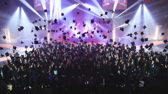 Une remise des diplômes dans une ambiance sportive !