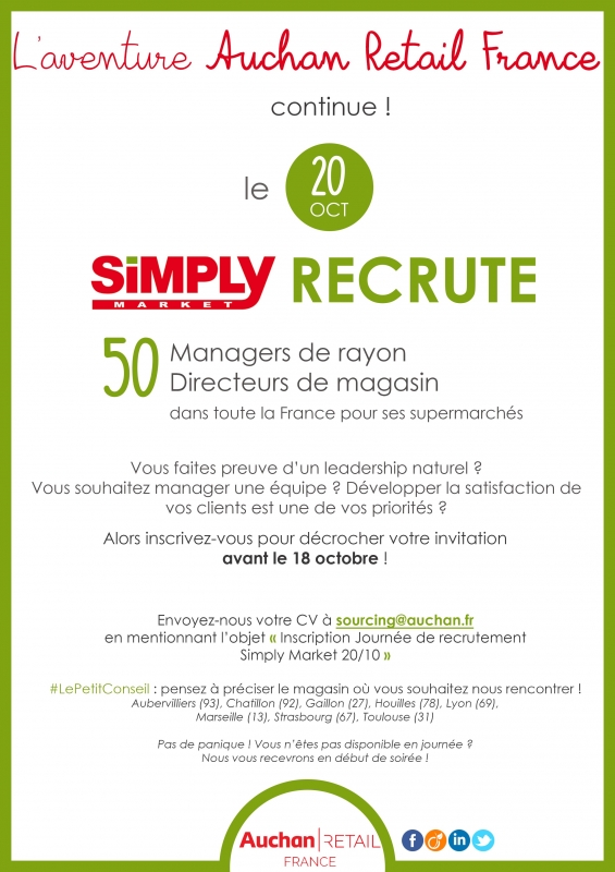 rencontre recrutement auchan